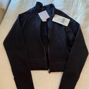 Black Fabletics Crop Jacket